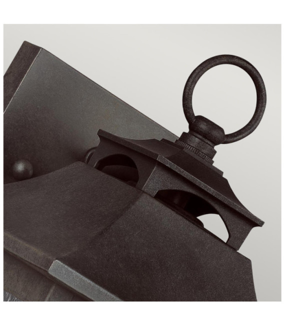 Außenwandleuchte Feiss Steel, Marten-Kornglas