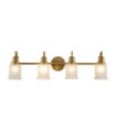 Quoizel wall light Glass, Steel Brushed brass