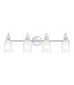 Quoizel wall light Glass, Polished chrome steel