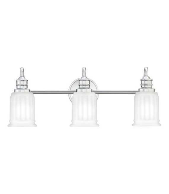 Quoizel wall light Glass, Polished chrome steel