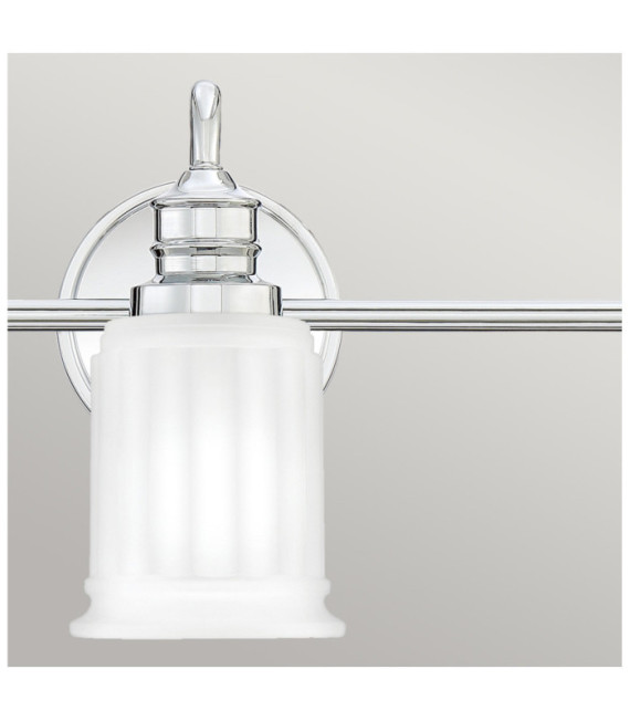 Quoizel wall light Glass, Polished chrome steel