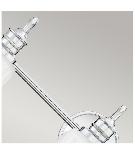 Quoizel wall light Glass, Polished chrome steel
