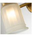 Quoizel wall light Glass, Steel Brushed brass