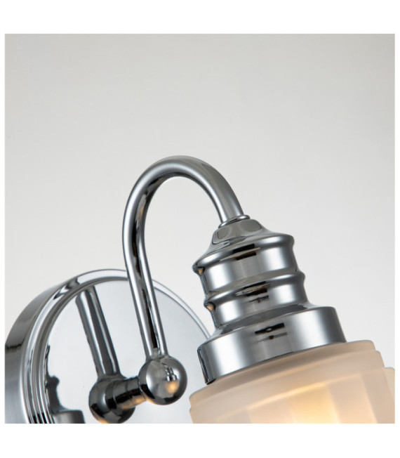 Applique murale Quoizel Verre,Acier Chrome poli