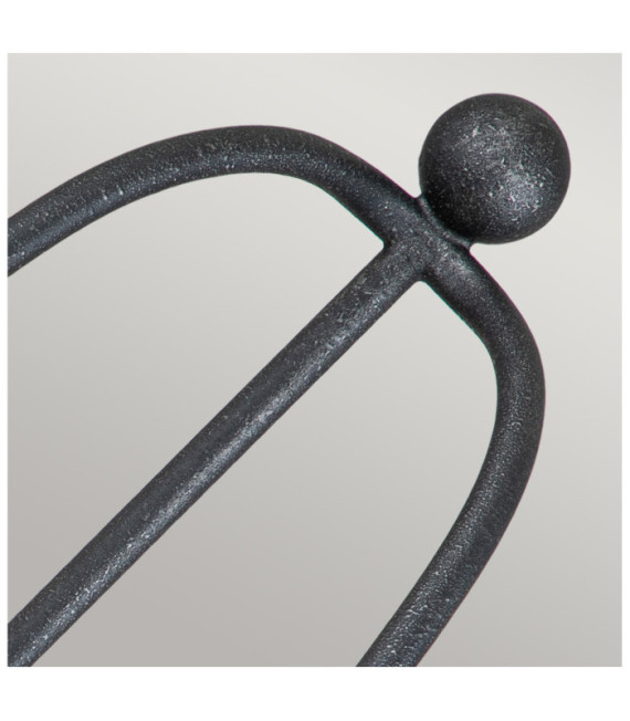 Quoizel Wandleuchte Steel Grey Ash