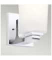 Kichler Bathroom Wall Light Opal Glass, Steel, Zinc Polished Chrome