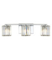 Applique murale Quoizel Acier,Cristal,Verre Chrome poli