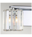 Applique murale Quoizel Acier,Cristal,Verre Chrome poli