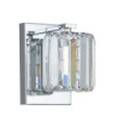 Applique murale Quoizel Acier,Cristal,Verre Chrome poli