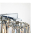 Quoizel wall light Steel, Crystal, Glass Polished chrome