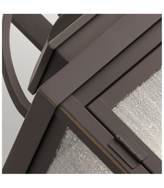Kichler Außenwandleuchte Aluminium, geriebenes Glas Bronze gerieben