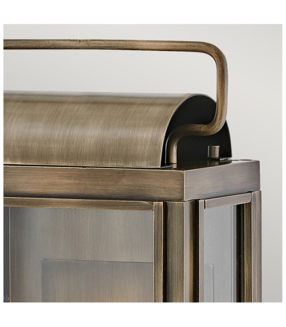 Applique da esterno Hinkley Vetro trasparente, alluminio Verniciato bronzo brunito