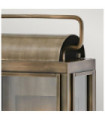 Applique murale extérieur Hinkley Verre Transparent,aluminium Bronze bruni peint