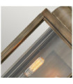 Applique murale extérieur Hinkley Verre Transparent,aluminium Bronze bruni peint