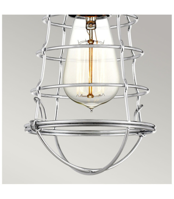 Plafonnier Quoizel Acier Chrome poli