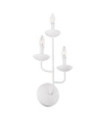 Feiss Wall Light Steel White Plaster