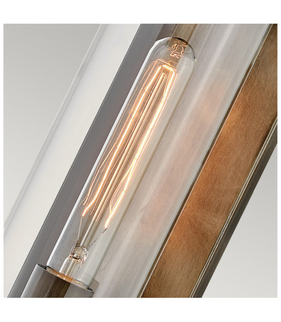 Applique murale extérieur Hinkley Aluminium,laiton,verre transparent Bronze bruni