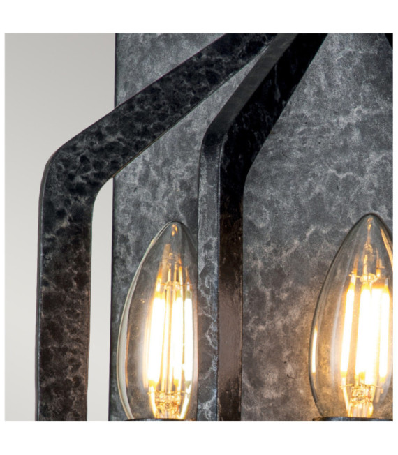 Wall light Quoizel Steel Old Black