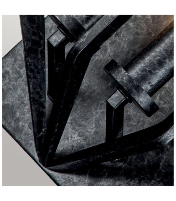 Applique murale Quoizel Acier Vieux Noir