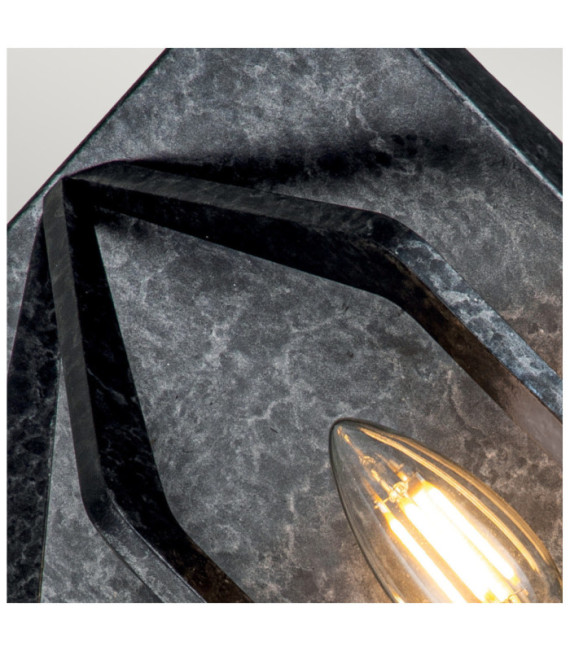 Wandleuchte Quoizel Steel Old Black