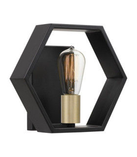 Applique murale Quoizel Acier Terre noire