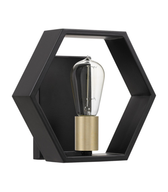 Applique murale Quoizel Acier Terre noire