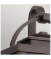 Kichler exterior wall light Aluminum, seeded glass Rubbed bronze
