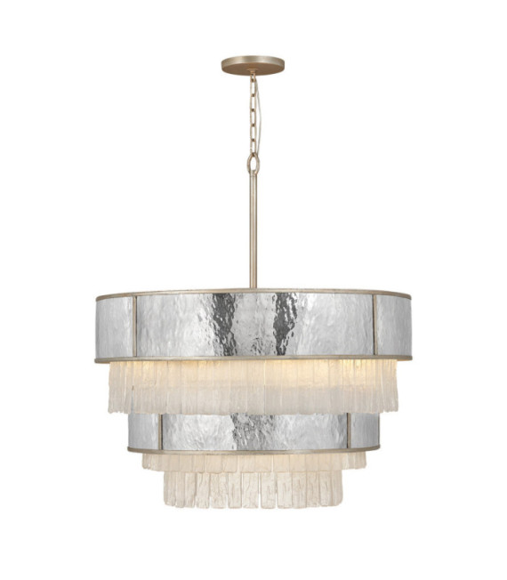 Hinkley pendant light Stainless steel, crystal Champagne gold