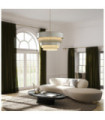 Hinkley pendant light Stainless steel, crystal Champagne gold
