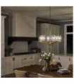 Kichler pendant light Steel, Transparent glass Brushed natural brass