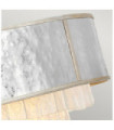 Suspension Hinkley Acier inoxydable,cristal L'or champenois