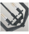 Suspension Quoizel Acier Vieux Noir