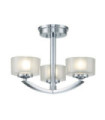 Hinkley Ceiling Light Opal Glass, Polished Chrome Steel