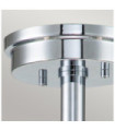 Hinkley Ceiling Light Opal Glass, Polished Chrome Steel
