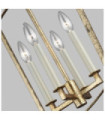 Suspension Feiss Acier Or antique