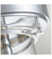 Plafonnier Quoizel Verre,Acier Chrome poli