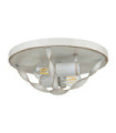 Plafonnier Quoizel Acier Blanc vieilli
