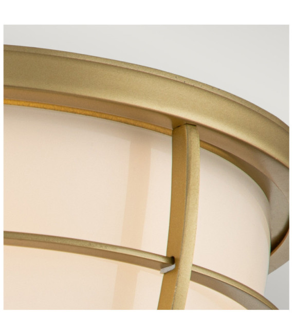 Ceiling light Bathroom Quoizel Glass, Steel Painted natural brass