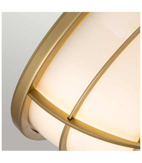 Ceiling light Bathroom Quoizel Glass, Steel Painted natural brass