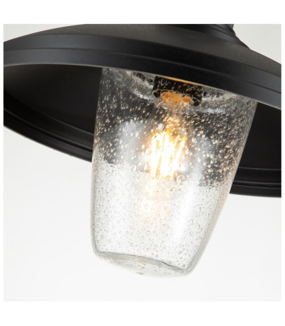 Kichler outdoor pendant light Glass, aluminum, steel, weather-resistant composite Textured black