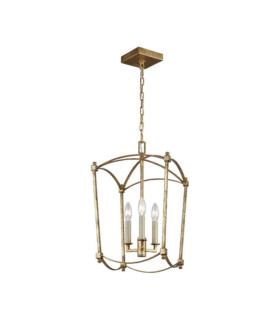 Colgante Feiss Acero Oro Antiguo