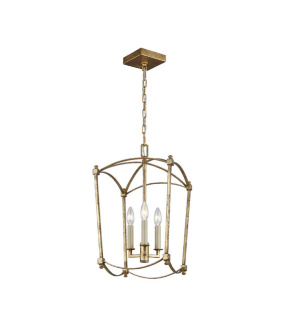 Suspension Feiss Acier Or antique