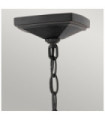 Hinkley outdoor pendant light Aluminum, transparent glass Museum Black