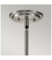 Suspension Hinkley Verre grainé transparent,acier Nickel brossé