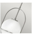Hinkley Pendant Steel, Opal Glass Brushed Nickel