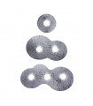 Plafonnier CIRCLE blanc 3 ampoules