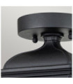 Bayview outdoor floor lamp Aluminum, transparent beveled glass Black