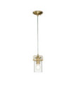 Kichler pendant light Clear glass, steel Brushed brass