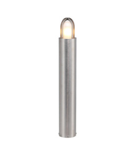 Paignton outdoor floor lamp Frosted glass, 316 stainless steel Stainless steel (silver)