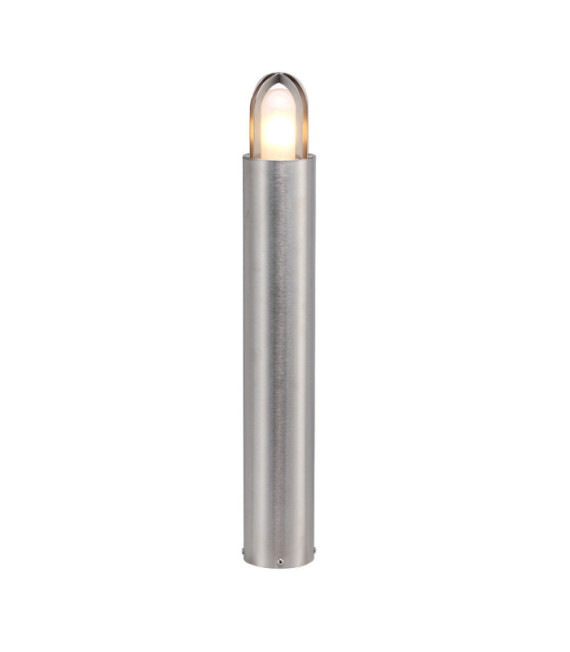 Lampada da terra per esterni Paignton Vetro smerigliato, acciaio inossidabile 316 Acciaio inossidabile (argento)